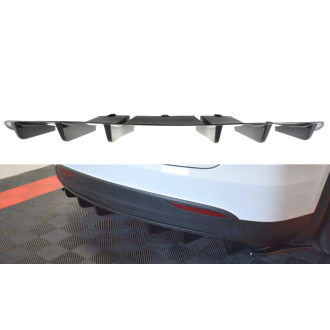 Maxtondesign Diffusor für Tesla Model X schwarz hochglanz