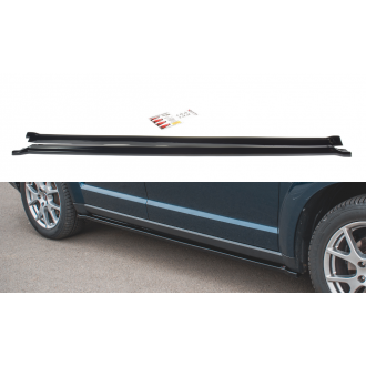 Maxtondesign Seitenschweller für Fiat Freemont schwarz hochglanz