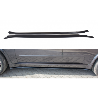 Maxtondesign Seitenschweller für BMW X5 E70 M-Paket Facelift schwarz hochglanz