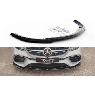 Maxtondesign Frontlippe V.1 für Mercedes Benz E-Klasse S213|W213 E63 AMG Kombi|Limousine schwarz hochglanz
