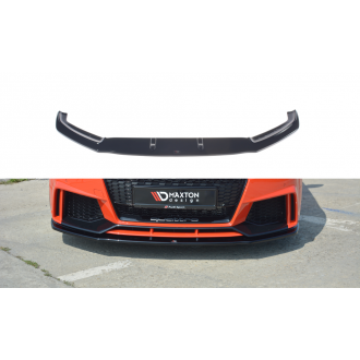 Maxtondesign Frontlippe V.1 für Audi TTRS 8S schwarz hochglanz
