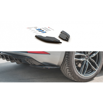 Maxtondesign Diffusor Erweiterung li/re für SEAT Leon MK3 FR Facelift schwarz hochglanz