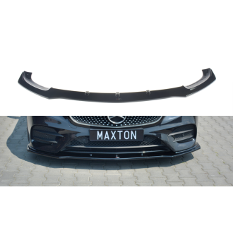 Maxtondesign Frontlippe V.1 für Mercedes Benz E-Klasse C238 AMG-Paket Coupe schwarz strukturiert