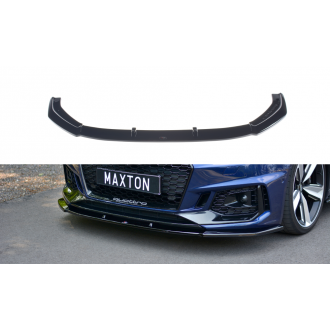 Maxtondesign Frontlippe V.1 für Audi RS4 B9 schwarz hochglanz
