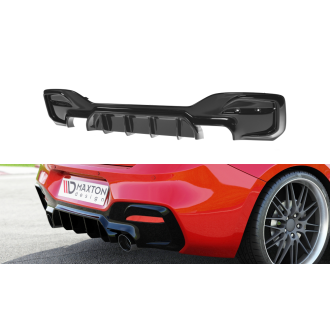 Maxtondesign Diffusor für BMW 1er F20|F21 M-Paket Facelift schwarz hochglanz