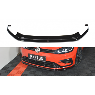 Maxtondesign Frontlippe V.6 für Volkswagen Golf MK7|Golf 7 R Facelift schwarz hochglanz