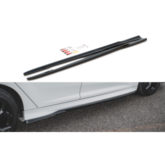 Maxtondesign side skirts for Ford Focus MK3 ST structured black