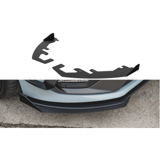 Maxtondesign Canards für Ford Fiesta MK8 ST|ST-Line Racing schwarz hochglanz