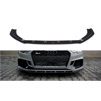 Maxtondesign Frontlippe V.1 für Audi RS3 8V.2 Limousine Facelift schwarz hochglanz