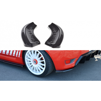 Maxtondesign Diffusor Erweiterung li/re für Ford Fiesta MK6 ST schwarz hochglanz