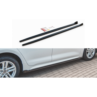 Maxtondesign Seitenschweller für Toyota Corolla XII Kombi schwarz hochglanz
