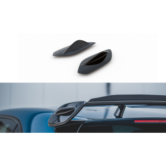 Maxtondesign Spoiler-Erweiterungen für Mercedes Benz A-Klasse W177 A35 AMG schwarz hochglanz