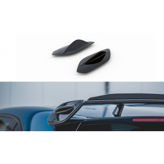 Maxtondesign Spoiler-Erweiterungen für Mercedes Benz A-Klasse W177 A35 AMG schwarz hochglanz