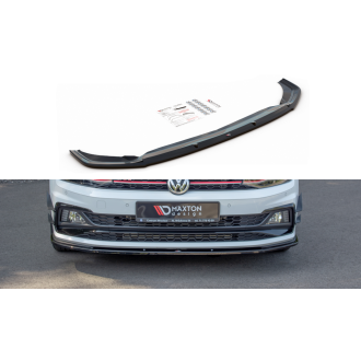 Maxtondesign Frontlippe V.1 für Volkswagen Polo MK6 GTI schwarz hochglanz