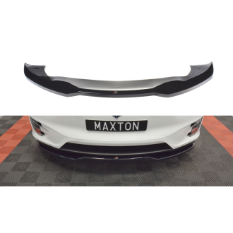 Maxtondesign Frontlippe für Tesla Model X schwarz hochglanz