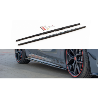 Maxtondesign Seitenschweller V.1 für BMW 1er F40 M135i|M-Paket schwarz hochglanz