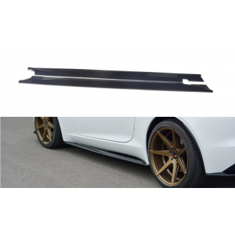 Maxtondesign Seitenschweller für Jaguar F-Type schwarz hochglanz