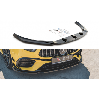 Maxtondesign Frontlippe für Mercedes Benz A-Klasse W177 A45 AMG schwarz hochglanz