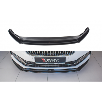 Maxtondesign Frontlippe V.3 für Skoda Superb MK3 Facelift schwarz hochglanz