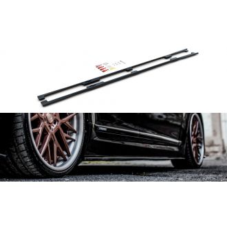 Maxtondesign Seitenschweller für Lexus LS MK4 Facelift schwarz hochglanz