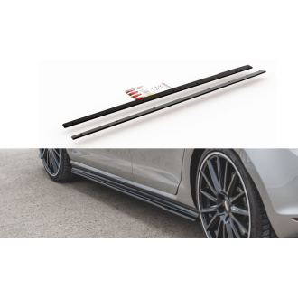 Maxtondesign Seitenschweller für Volkswagen Golf MK7|Golf 7 GTI Racing schwarz