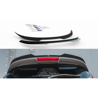 Maxtondesign Spoiler für Ford Fiesta MK7 ST Facelift schwarz hochglanz
