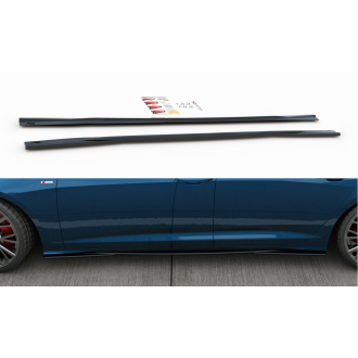 Maxtondesign Seitenschweller für Audi A6|S6 C8 S-Line schwarz hochglanz