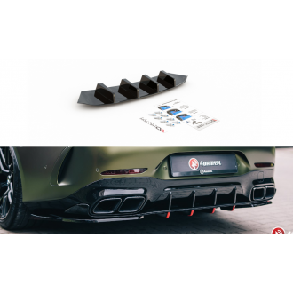 Maxtondesign Diffusor für Mercedes Benz GT-Klasse X290 GT63S 4-Tür Coupe schwarz hochglanz