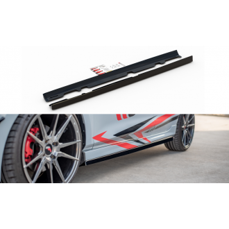 Maxtondesign Seitenschweller für Ford Fiesta MK8 ST|ST-Line schwarz hochglanz
