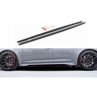 Maxtondesign Seitenschweller für Audi RS6 C8 schwarz hochglanz