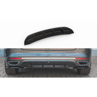 Maxtondesign Diffusor für Ford Mondeo MK5 Facelift schwarz hochglanz