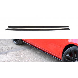 Maxtondesign Seitenschweller für Skoda Fabia MK2 RS schwarz hochglanz