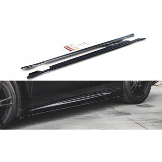 Maxtondesign Seitenschweller für Porsche Panamera 970 Turbo Facelift schwarz hochglanz