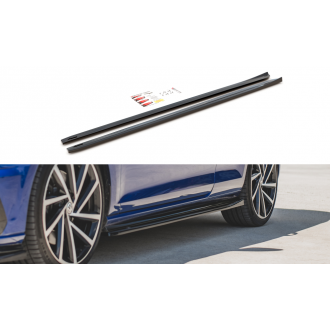 Maxtondesign Seitenschweller V.4 für Volkswagen Golf MK7|Golf 7 R|GTI Facelift schwarz hochglanz