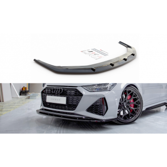 Maxtondesign Frontlippe für Audi RS6 C8 schwarz hochglanz