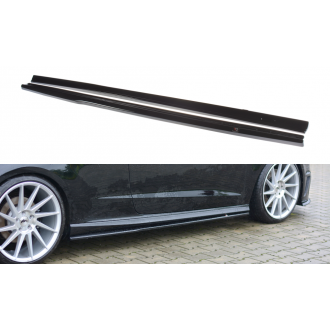 Maxtondesign Seitenschweller für Audi A3|S3 8V.1|8V.2 S-Line Schrägheck Vorfacelift und Facelift schwarz hochglanz