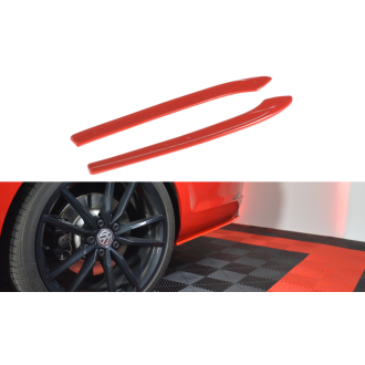 Maxtondesign Diffusor Erweiterung li/re für Volkswagen Golf MK7|Golf 7 R Kombi Facelift schwarz hochglanz