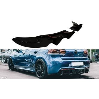 Maxtondesign Diffusor für Volkswagen Golf MK6|Golf 6 R Racing schwarz hochglanz