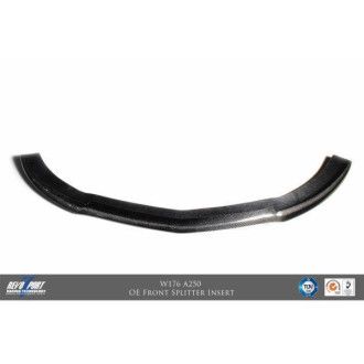 RevoZport Carbon frontlip for Mercedes Benz A-Klasse W176 AMG-package insert fits not on night package A250 OE-Style