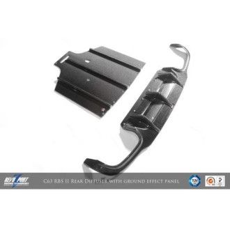 RevoZport Carbon diffuser for Mercedes Benz C-Klasse W204|C204 C63 AMG "RBS-II" only sedan and Coupe pre-facelift