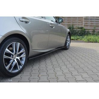 Maxtondesign Seitenschweller für Lexus IS MK3 Vorfacelift und Facelift schwarz hochglanz