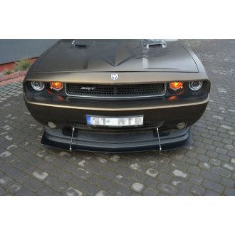 Maxtondesign Frontlippe V.1 für Dodge Challenger MK3 Coupe Racing schwarz plastik rau
