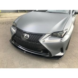 Maxtondesign Frontlippe V.1 für Lexus RC schwarz hochglanz