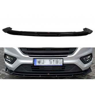 Maxtondesign Frontlippe für Ford Transit Custom|MK1 Facelift schwarz hochglanz