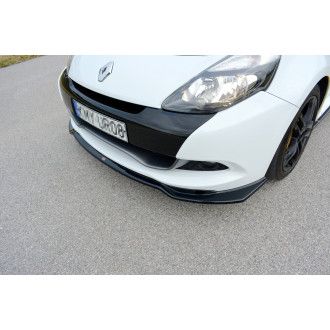 Maxtondesign Frontlippe V.1 für Renault Clio MK3 RS Facelift schwarz hochglanz