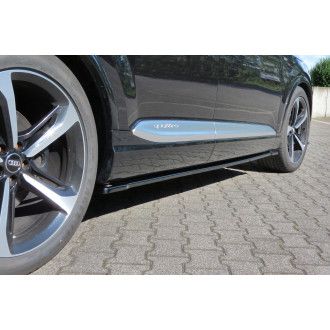 Maxtondesign Seitenschweller für Audi Q7/SQ7 MK2 S-Line schwarz hochglanz