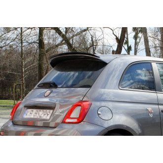 Maxtondesign Spoiler für Fiat 500 Abarth MK1 Facelift schwarz hochglanz