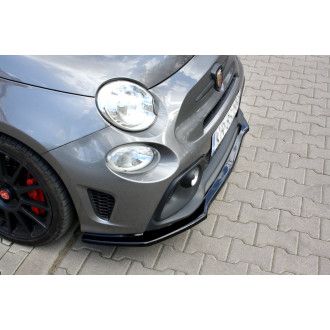 Maxtondesign Frontlippe für Fiat 500 Abarth MK1 Facelift schwarz hochglanz