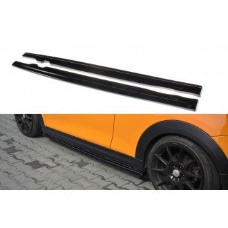 Maxtondesign Seitenschweller für Mini Cooper F56 S Vorfacelift schwarz hochglanz