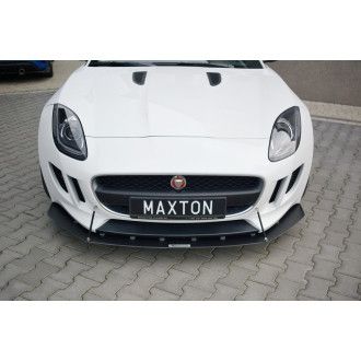 Maxtondesign Frontlippe für Jaguar F-Type Racing schwarz